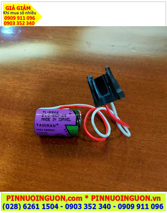 Pin TL-5902; Pin Tadiran TL-5902; Pin nuôi nguồn Tadiran TL-5902 lithium 3.6v 1/2AA 1200mAh _Xuất xứ Israel